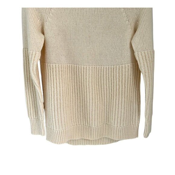 Banana Republic Italian Yarn Chunky Ribbed Knit Crewneck Size XSmall - Picture 5 of 9